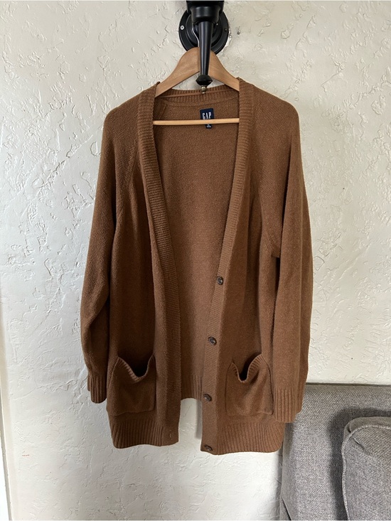 GAP Sweaters - GAP Camel Long Cardigan